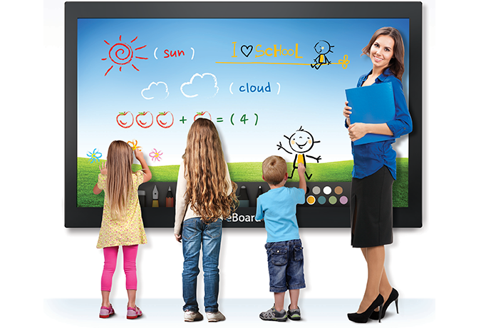 touch display for education