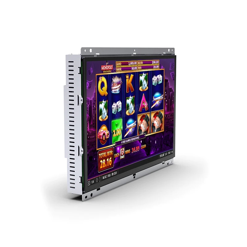 22 inch LED open frame touchscreen monitor（PCAP multi-touch and zero-bezel type ）