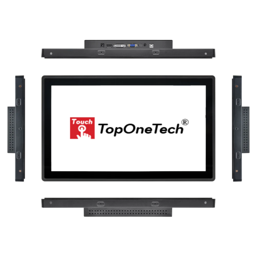 18.5 Inch LCD PCAP Open Frame Touchscreen Monitor Water-proof IP65 - TopOneTech