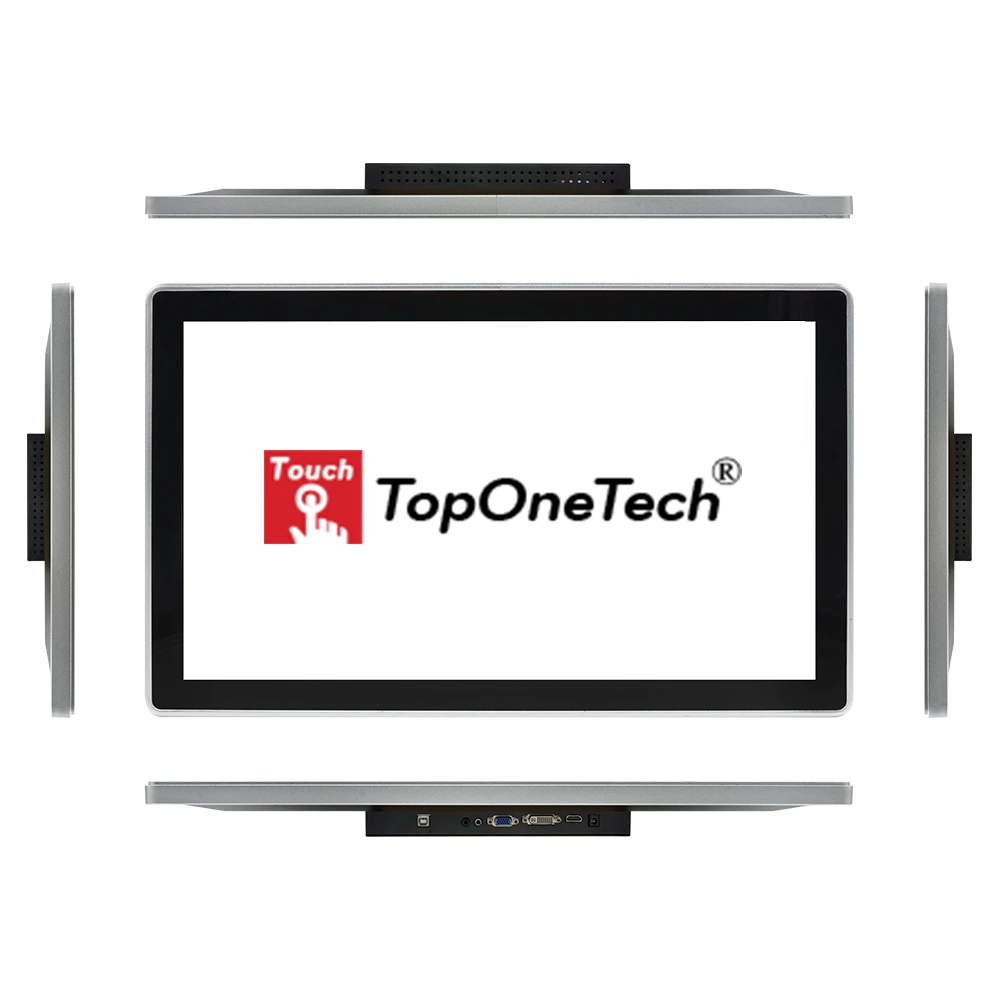 23 Inch LCD PCAP Open Frame Touchscreen Monitor Water-proof IP65 - TopOneTech