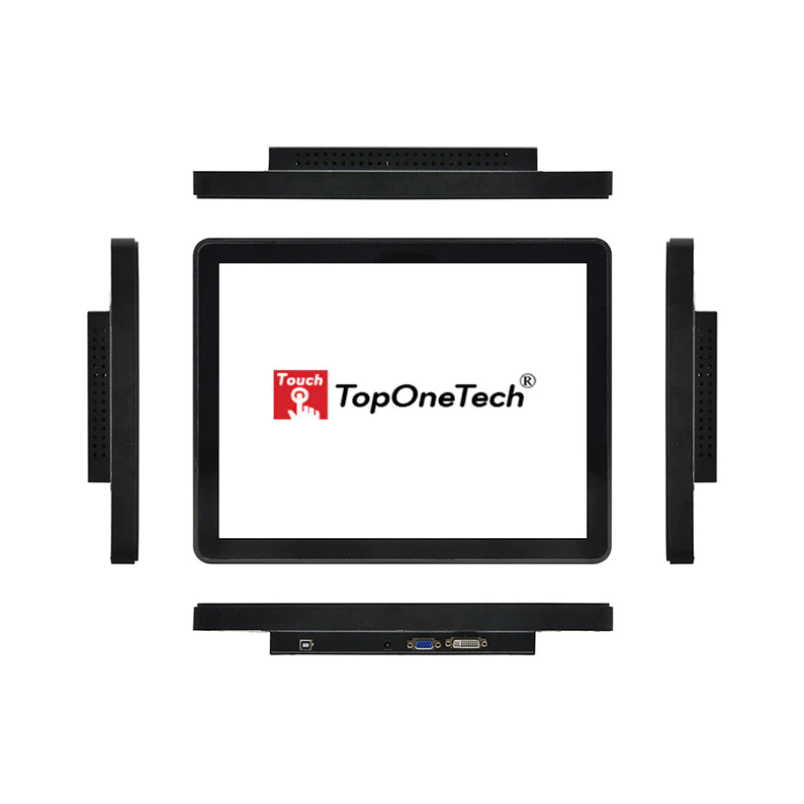 15 inch LCD open frame touchscreen monitor (PCAP, the Water-proof, 1000 nits type) - TopOneTech